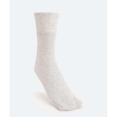 Imagem de Kit 6 Pares Meias Cano Médio Masculina Esportiva MR-25320, Branco e ci