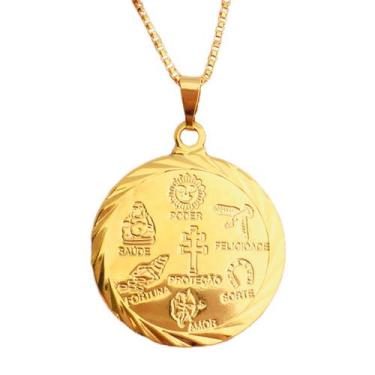 Imagem de Colar Pingente Patuá Banhado a Ouro 18k - Dinis Joias