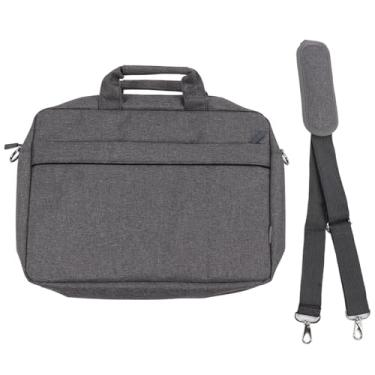 Imagem de Ymiko Bolsa para Laptop Acolchoada à Prova d'água, Capa para Notebook Portátil à Prova de Choque para Uso Escolar e Comercial, Leve Com Alça e Fecho de Zíper (15,6 polegadas)