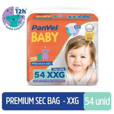 Imagem de Fralda Panvel Baby Premium Sec Bag Xxg Com 54 Unidades