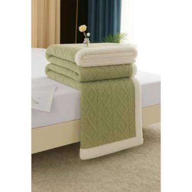 Imagem de Cobertor Manta Sherpa Grossa 2,10 X 1,90 Mt Varias Estampas (Verde Abacate)