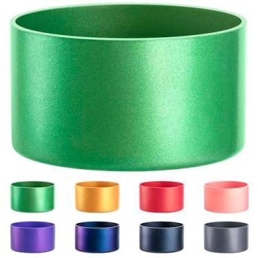 Imagem de Diumepo Bota de silicone para copo Stanley 1,134 g - Capa protetora de silicone fosco com brilho adequado para garrafa de água Hydroflask 340 g - 680 g, capa inferior antiderrapante com glitter, BPA