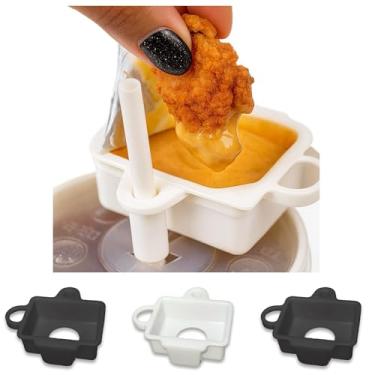 Imagem de Suporte de molho Stay Saucy para molho no seu carro, bebida, palha, suporte de palha, batatas fritas, clipe Stanley Tumbler, nuggets de frango, ketchup ranch