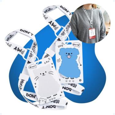 Imagem de Protetor Porta Crachá Transparente Bilhete Cartão Vertical - Hxt