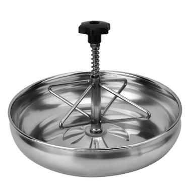 Imagem de Alomejor Tigela de Comida de Cobaia, Calha de Alimentação de Leitões, Calha de Leite de Porca de Aço Inoxidável Com 4 Slots para Forragem de Leitões