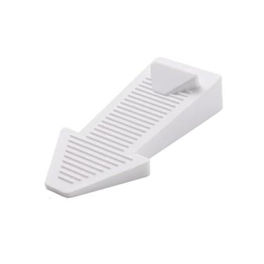 Imagem de 6 peças de batente de porta dobrável, cunha de porta de PVC antiderrapante para parte inferior da porta, suporte de porta à prova de vento para evitar batidas e beliscar os dedos, para todos os tipos