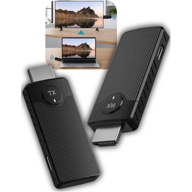 Imagem de Transmissor Receptor de Áudio e Video HDMI 50 Metros 1080p Preto