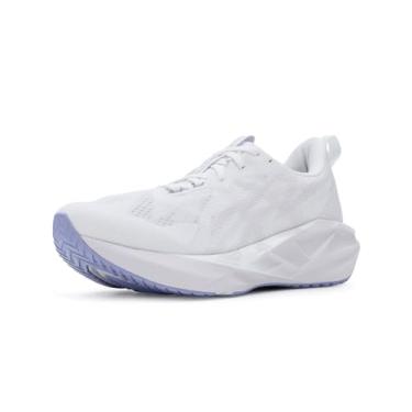 Imagem de ASICS NOVABLAST 5 TR Tênis de corrida feminino, Branco/Lilás Dica, 38