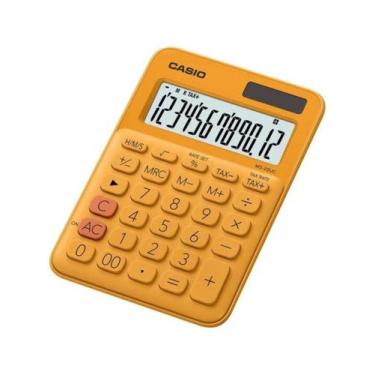 Imagem de Calculadora Mesa Casio MS-20UC 12 Dígitos Laranja