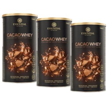 Imagem de Kit 3x Cacao Whey (840g cada) - Essential Nutrition-Unissex