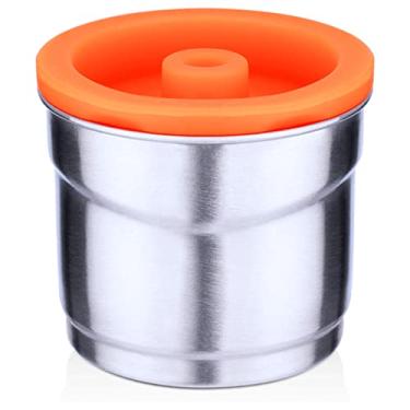 Imagem de Cápsulas de Café Recarregáveis Aço Inoxidável Espresso Reutilizáveis Compatíveis com Máquina 304 Sem BPA Lavável em Lavadora Pratos Tampa Selagem Firme para Amantes