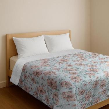 Imagem de Colcha Solteiro King Cobre Leito Box Matelado Ultrassônico - - Arte & 