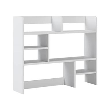 Imagem de Organizadores de mesa de armário de arquivo para mesa de escritório, organizador e armazenamento de mesa de madeira, para dormitório, decoração de casa, prateleira de maquiagem, suporte de impressora