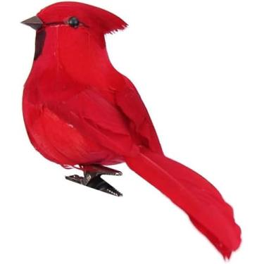 Imagem de 1 PEÇA Escultura de Pássaro Artificial para Parede Decorativa Pássaros Espuma Simulados Decoração Casa Artes Ornamentos Jardim Árvore Realista Leve Fácil Fixação e Casamento