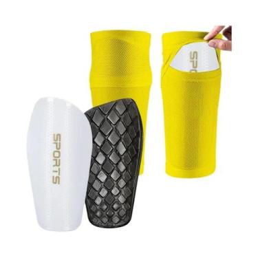 Imagem de Conjunto De Caneleiras De Futebol Unissex Respiráveis Com Bolso Indepe