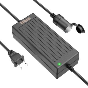 Imagem de Cllena Conversor de CA para CC, 120 W 110 V ~ 240 V para 12 V 10 A Adaptador de alimentação de isqueiro de carro Transformador de fonte de alimentação AC/DC para inflador, geladeira de carro