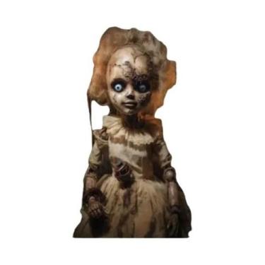 Imagem de Pintura Em Tela De Arte Gótica Sombria: Palhaço, Fantasma, Boneca E Br