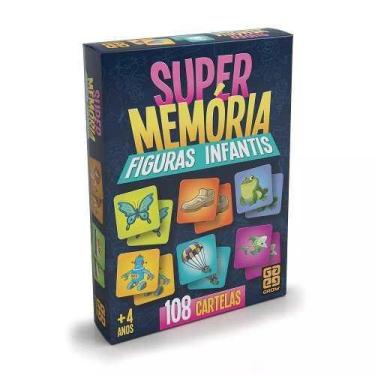 Imagem de Jogo da Memoria  Super Memória Figuras Infantis- Grow
