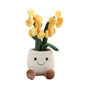 Imagem de Brinquedo De Pelúcia Kawaii De Flor Artificial De 30cm, Cacto E Girass