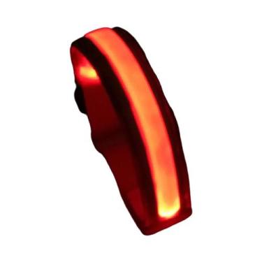Imagem de Braçadeira De Segurança Refletiva Com Luz LED Recarregável Por USB Par