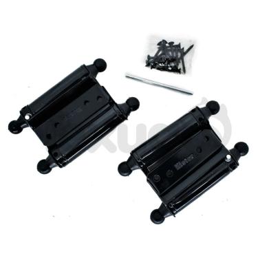 Imagem de Dobradiça Vai e Vem 3" Preta 2 Peças Mister