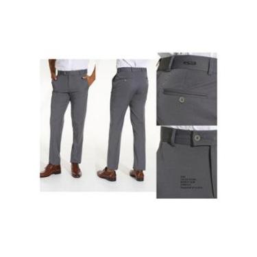 Imagem de Calça Social Barezy Slim Strech Azul Marinho Tam. 54-Masculino