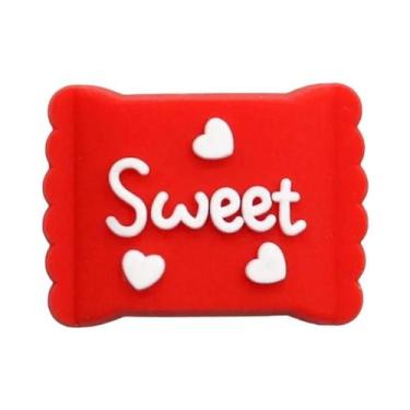 Imagem de Pingentes De Sapato Hello Kitty Vermelhos: Decorações Fofas De Laço De