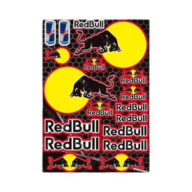 Imagem de Kit de decalques de tanque de adesivos de touro vermelho a laser de Ha