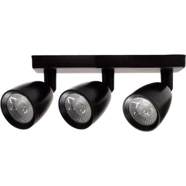 Imagem de Spot Led Direct Mr16 3X4W 6500K Preto - Base Linear