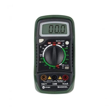 Imagem de Multimetro Digital Com Data Hold 4 Digitos - Mas830l