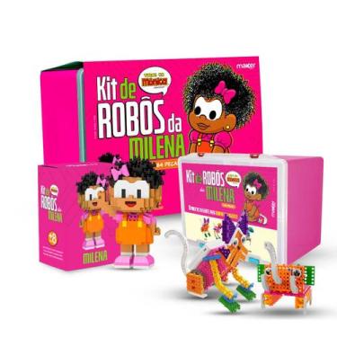 Imagem de Kit Robótica STEM Turma da Mônica 10 em 1 Milena C/Brinde - KIT EDUCAC
