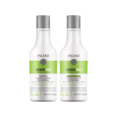 Imagem de Shampoo e Condicionador Inoar Cicatrifios Plástica Capilar Instantânea