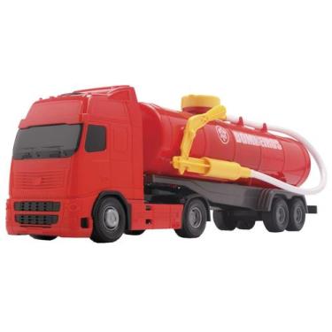 Imagem de Caminhão de Brinquedo Bombeiros Tanque com Agua e Mangueira - Roma Bri