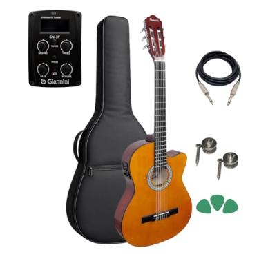 Imagem de Violão Giannini Start Nf-14 Ceq Natural + Capa Reforçada