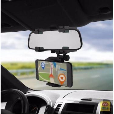 Imagem de Suporte Celular Gps P/ Espelho Retrovisor Do Carro - Zj09-hx - HWJ