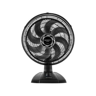 Imagem de Vent 40CM Mondial Turbo NVT-40-8P-NB - 3798-02 PRETO/PRATA 220 VOLTS, 