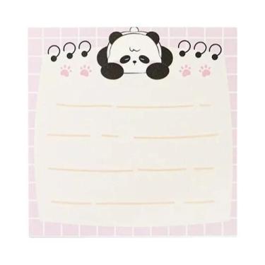 Imagem de Blocos De Notas Adesivas De Panda E Porquinho-da-Índia Para Crianças, 