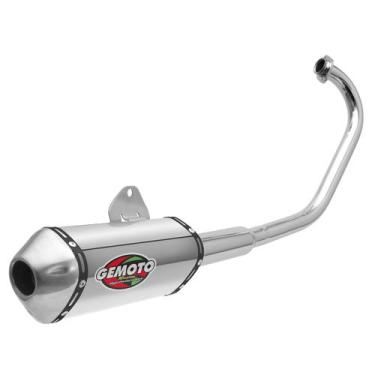 Imagem de Escapamento Escape Gemoto Racing 3 Trioval Suzuki Yes 125 2004 - 2013 