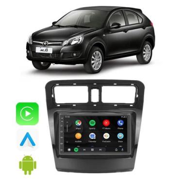 Imagem de Kit Multimidia JAC J3 2013 2014 2015 7" Android-Auto/Carplay Voz Googl