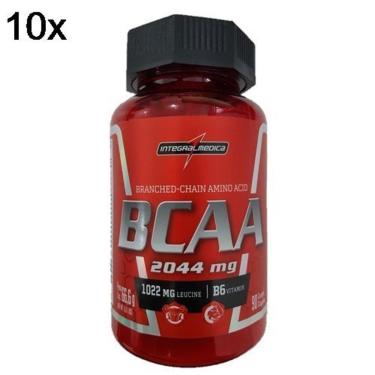 Imagem de Kit 10X BCAA 2044mg IntegralMédica - 90 Cáps-Masculino