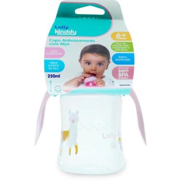 Imagem de Copo Antivazamento com Alça Lolly Rosa a partir de 6 meses 250ml