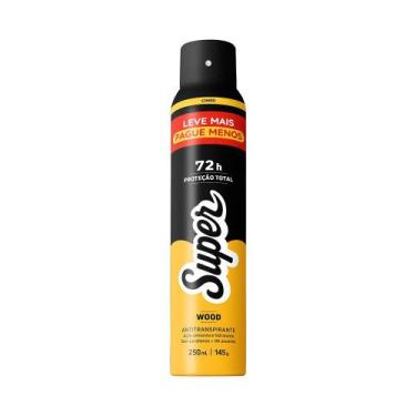 Imagem de Desodorante Antitranspirante Aerossol Super Wood 72h Pele Sensível Cim