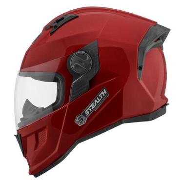 Imagem de Capacete Moto Fechado Stealth Solid Brilhante Pro Tork Seguro Confortá
