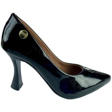 Imagem de Sapato Feminino Scarpin Verniz Salto Alto Fino Bico Fino 9cm - ULLY, 3
