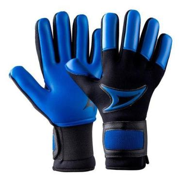 Imagem de Luva De Goleiro Three Stars Touch Neoprene Profissional, Touchazul, G,