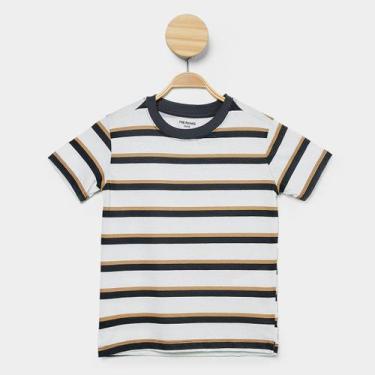 Imagem de Camiseta Infantil Hering Casual Menino, Off white, 6A