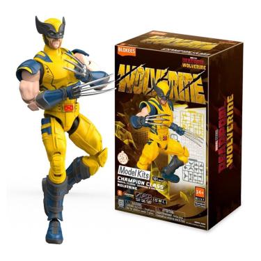 Imagem de Boneco Blokees Marvel Wolverine Champion Class - Polibrinq