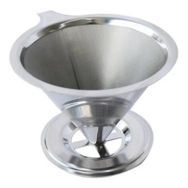 Imagem de Filtro e coador de café de inox reutilizavel - QUERO PRESENTEAR