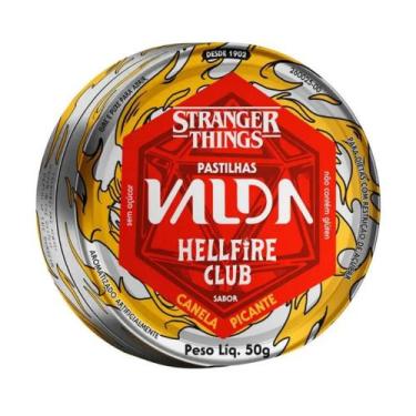 Imagem de Pastilhas Valda Stranger Things Hellfire Club Canela Picante 50g