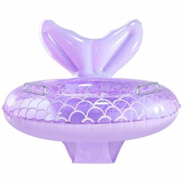 Imagem de Boia de Piscina para Bebê KISSHAKE com Assento e Design de Sereia